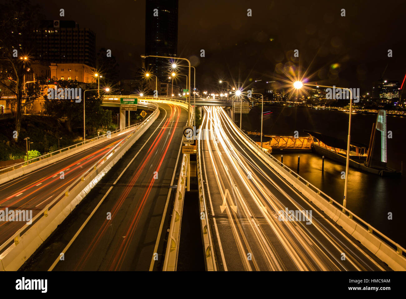 Night Time Lights Stock Photo Alamy