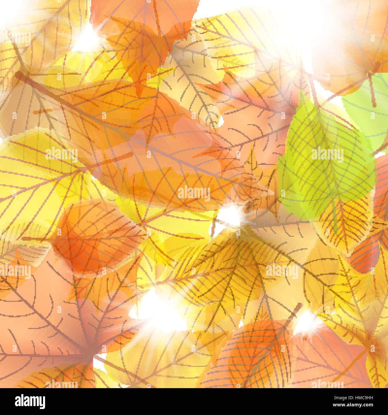 Autumn background with maple leaves. plus EPS10 vector file Stock ...