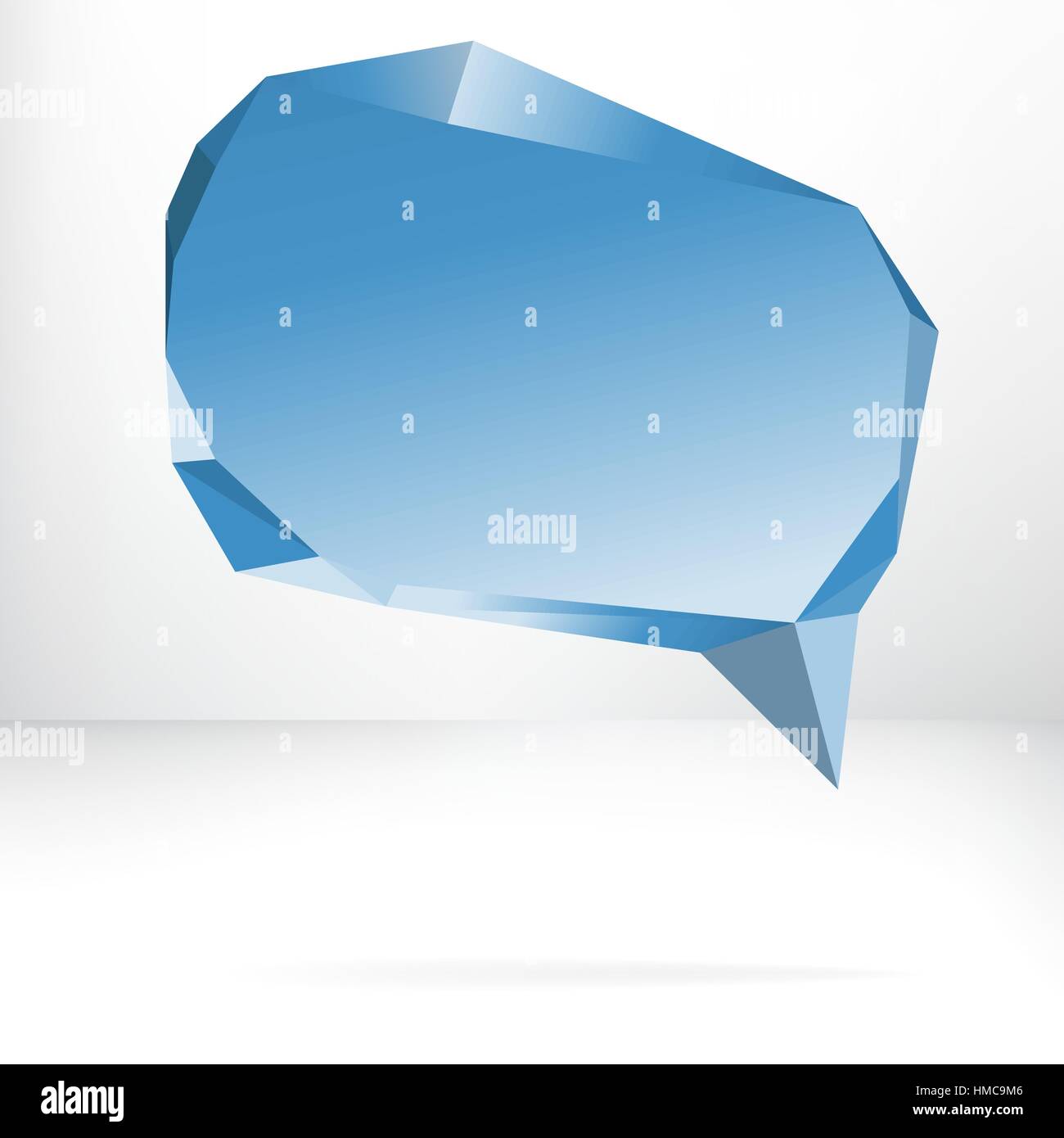 Abstract origami speech bubble template. + EPS8 vector file Stock ...