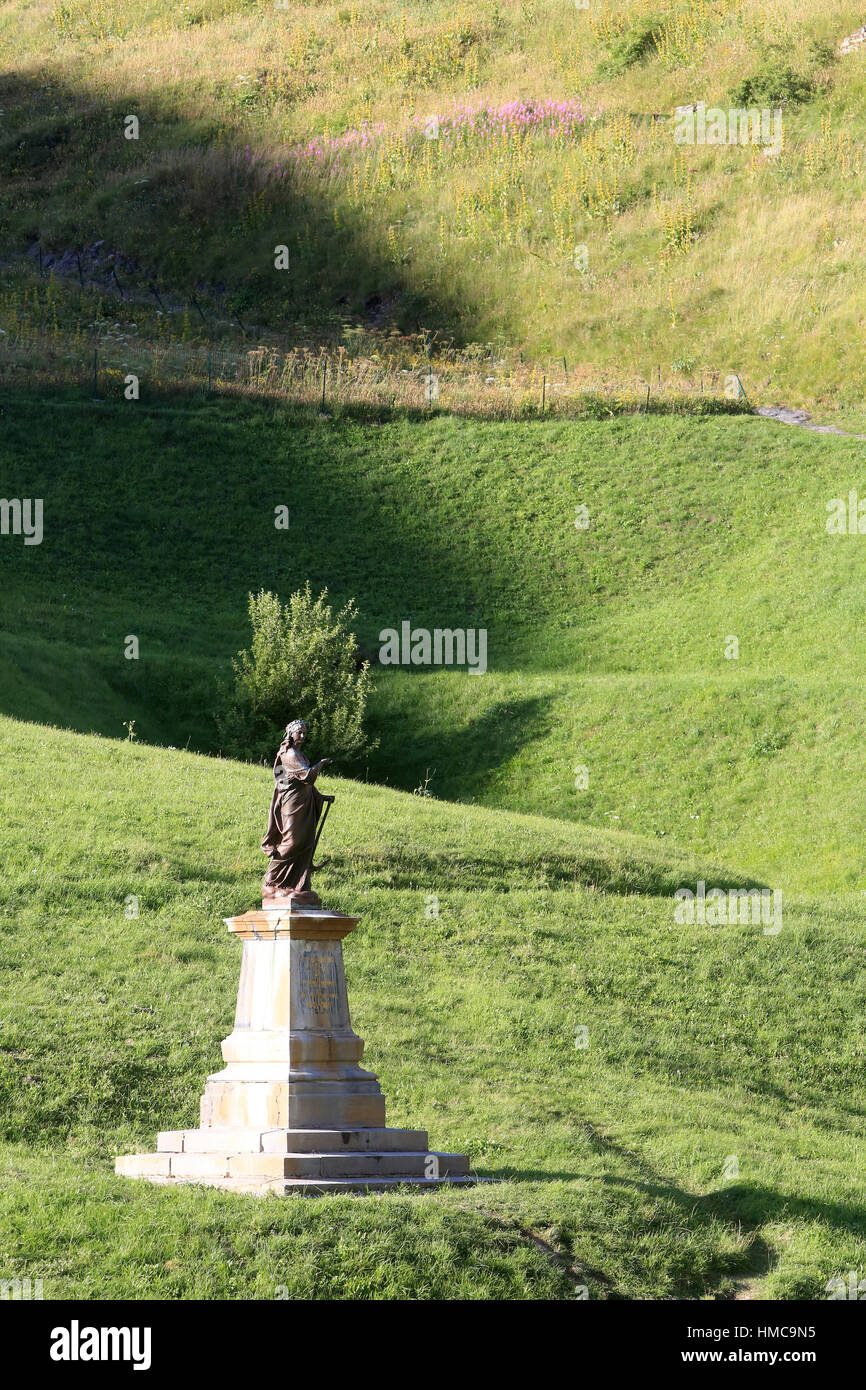 Statue de SaintePhilomène. Shrine of Our Lady of la Salette. France Stock Photo Alamy