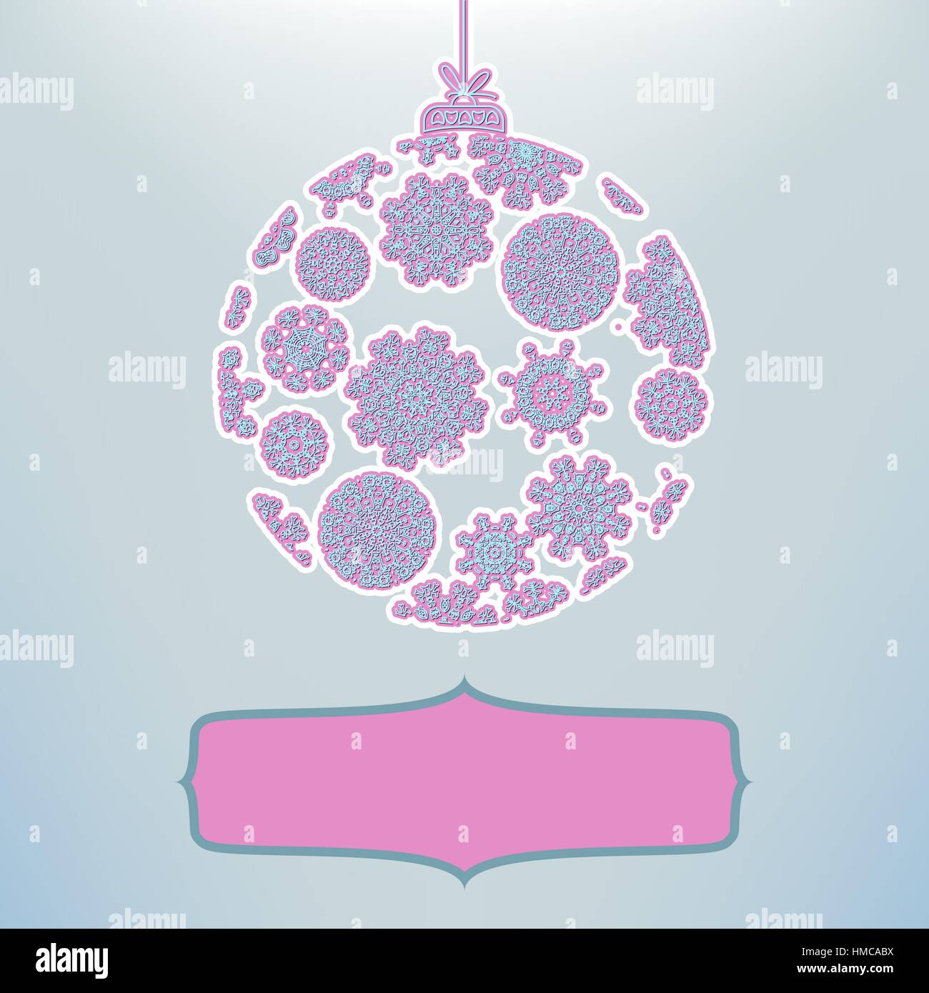 Christmas ball in retro style. + EPS8 vector file Stock Vector Image ...