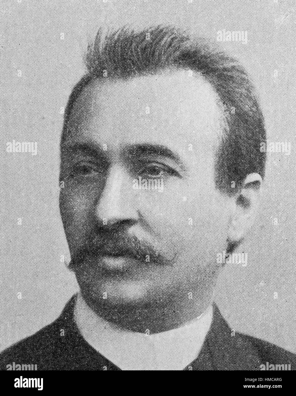 Hermann Suchier, 1848-1914, German novelist., photo or illustration, published 1892, digital improved Stock Photo