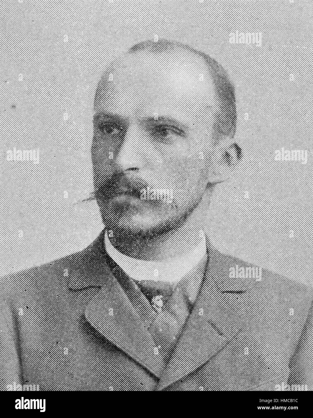 Wolfgang Golther, born May 25, 1863 in Stuttgart, Germany, December 14, 1945 in Rostock, was a Germanist and literary historian. He is regarded as co-founder of Wagner's philology, photo or illustration, published 1892, digital improved Stock Photo