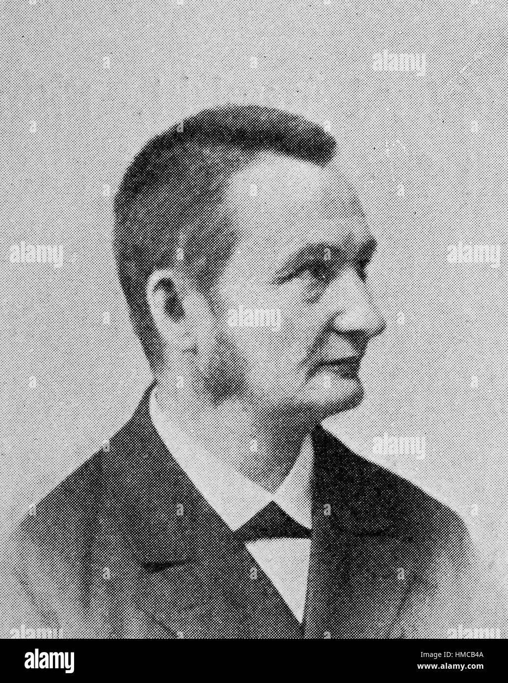 Otto Benndorf, September 13, 1838 - January 2, 1907, was a German-Austrian archaeologist, photo or illustration, published 1892, digital improved Stock Photo