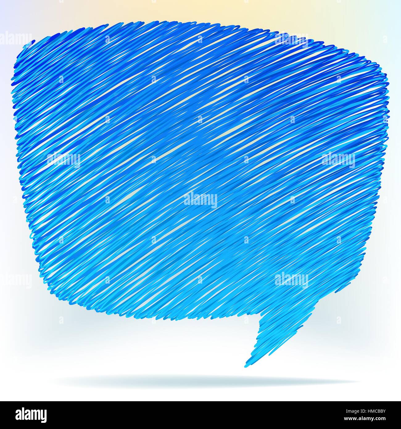 Hand draw speech bubble. + EPS8 vector file Stock Vector Image & Art ...