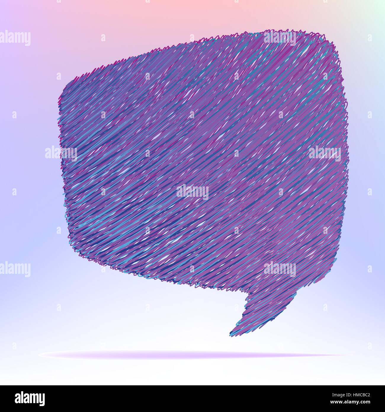 Hand draw speech bubble. + EPS8 vector file Stock Vector Image & Art ...