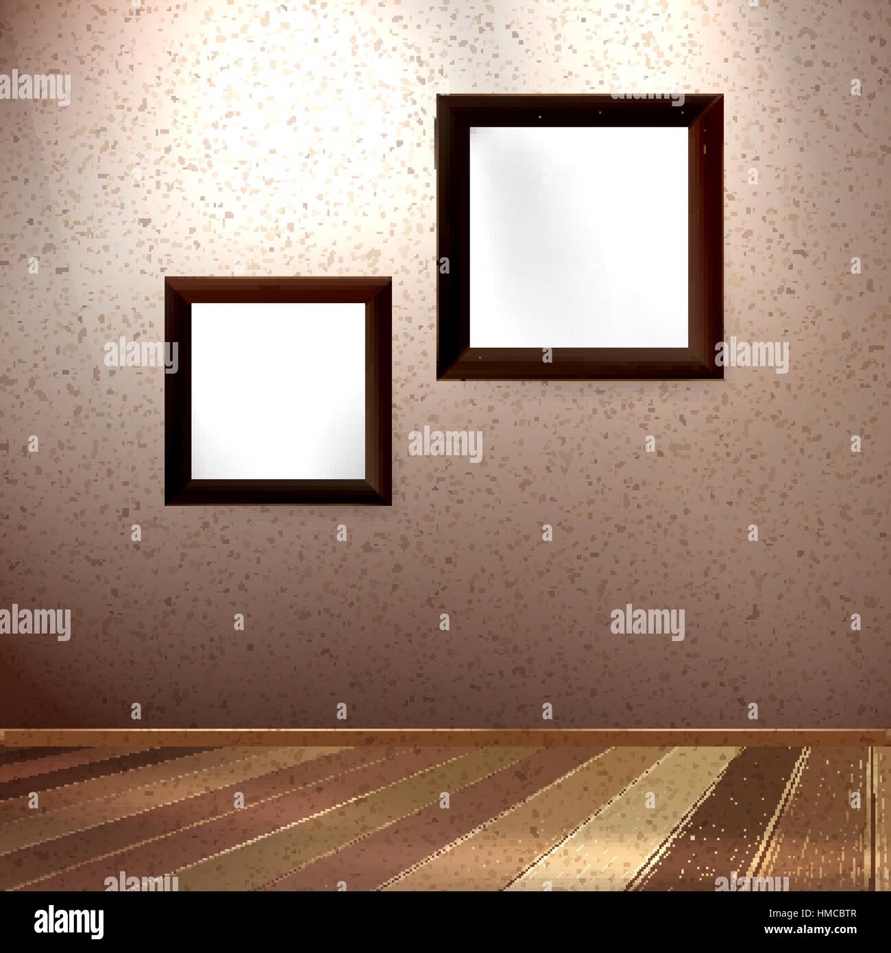 Vintage frame on a wooden texture. EPS 10 vector Stock Vector Image ...