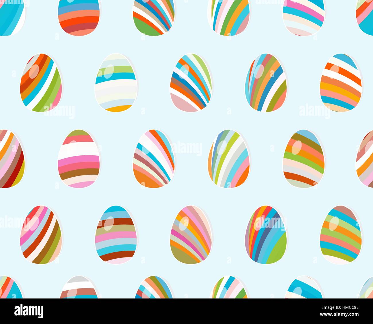 Seamless pattern with easter eggs. + EPS8 vector file Stock Vector ...