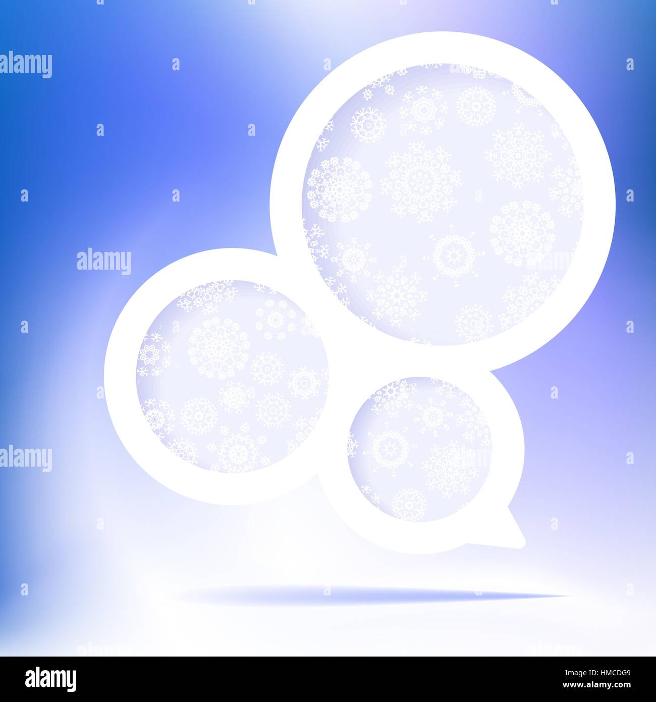 Christmas vintage bubble with baubles and copyspace.  + EPS8 vector file Stock Vector