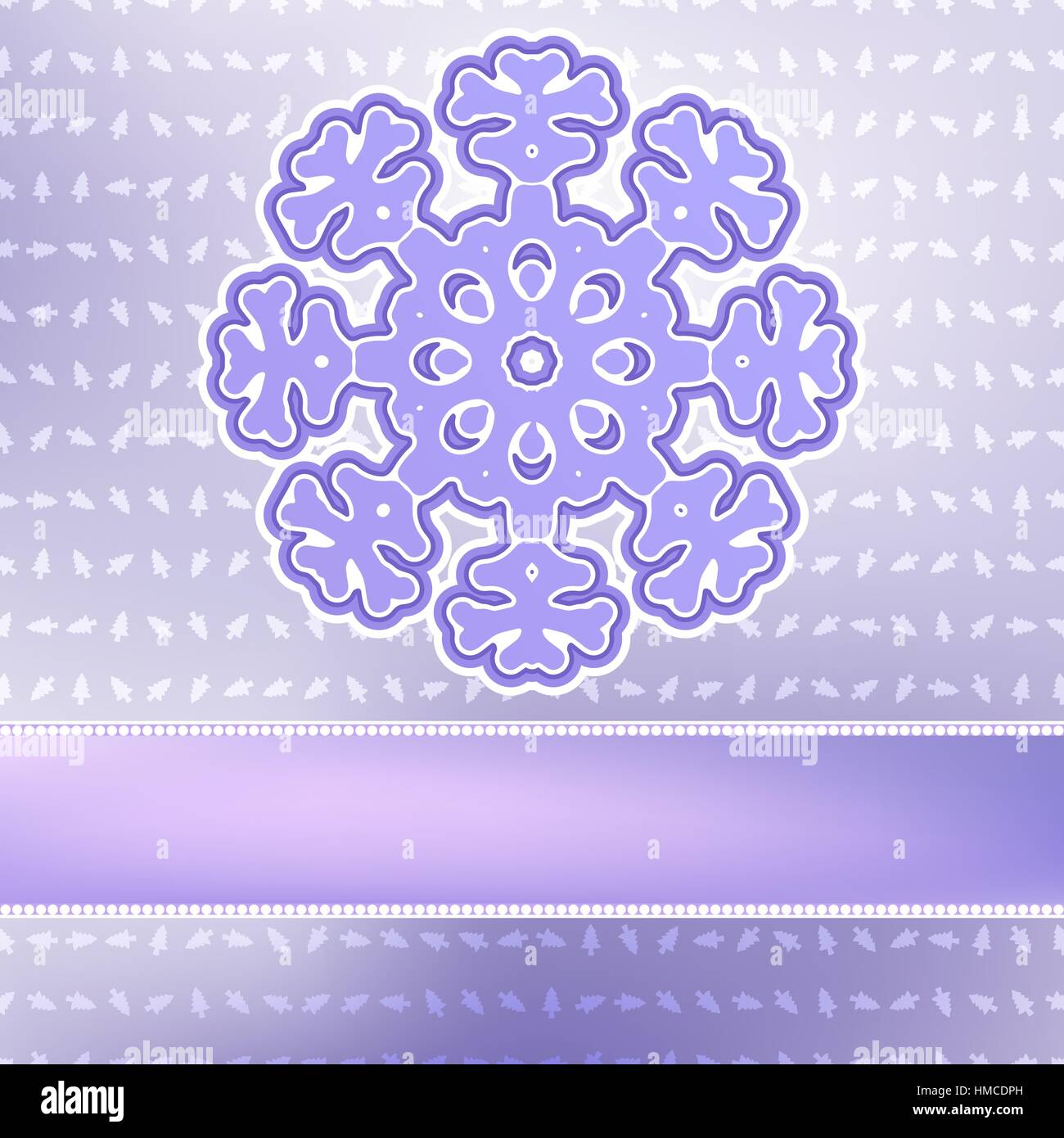 White paper christmas snowflake on a red purple background. + EPS8 ...