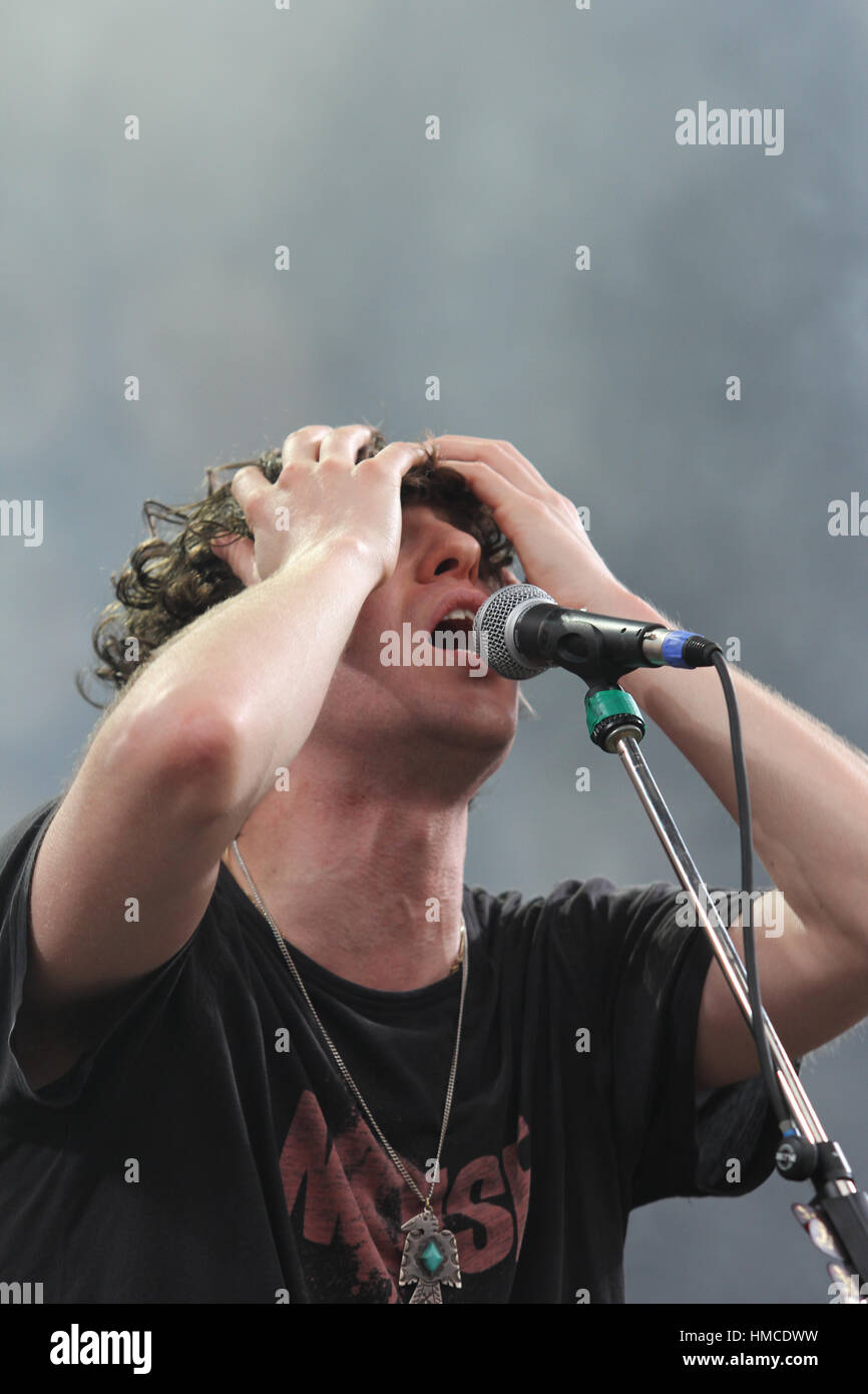 PRAGUE, CZECH REPUBLIC JUNE 25, 2016 Singer Luke Pritchard of The