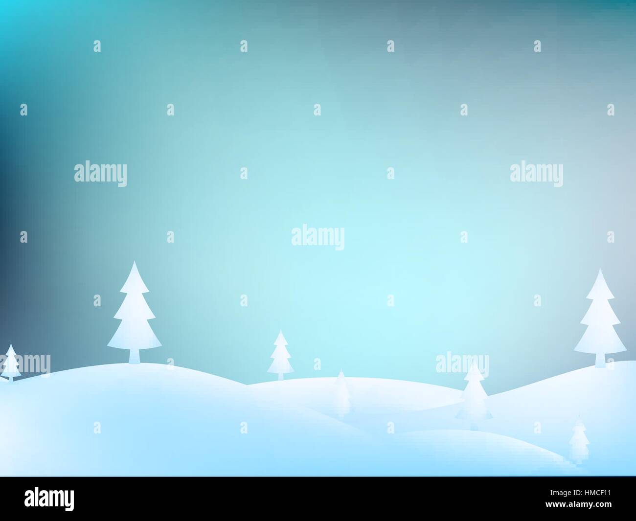 Merry Christmas Landscape. + EPS10 vector file Stock Vector Image & Art ...