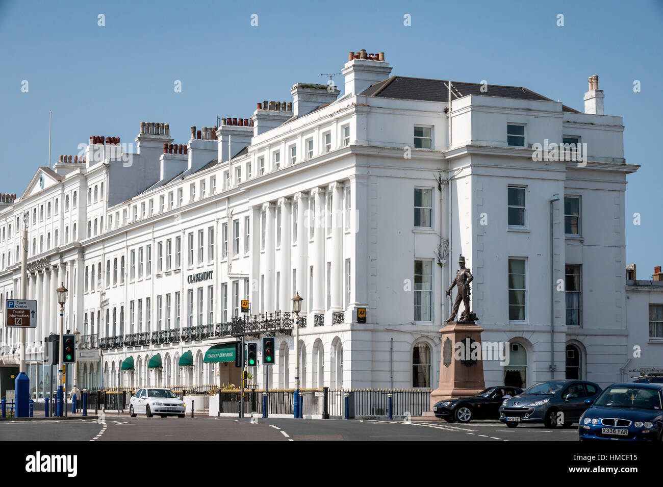 Lion Hotels on Eastbourne seafront Stock Photo Alamy