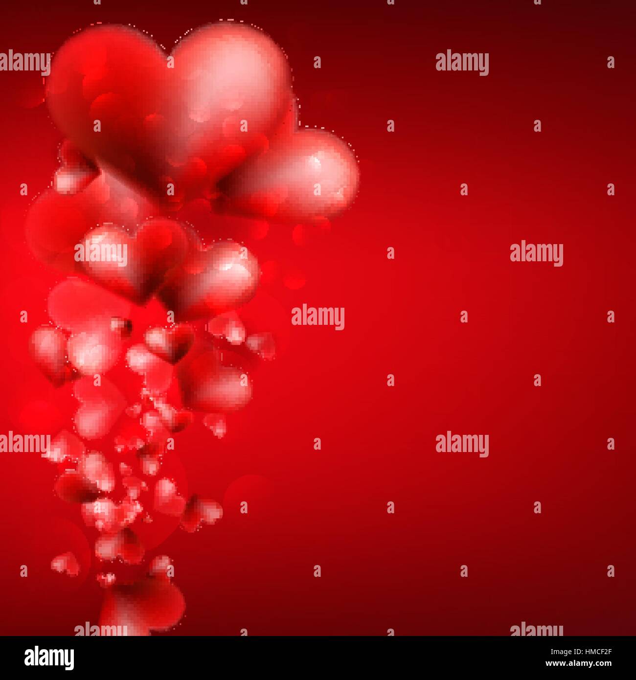 Valentine's day or Wedding background with hearts. + EPS10 vector file ...