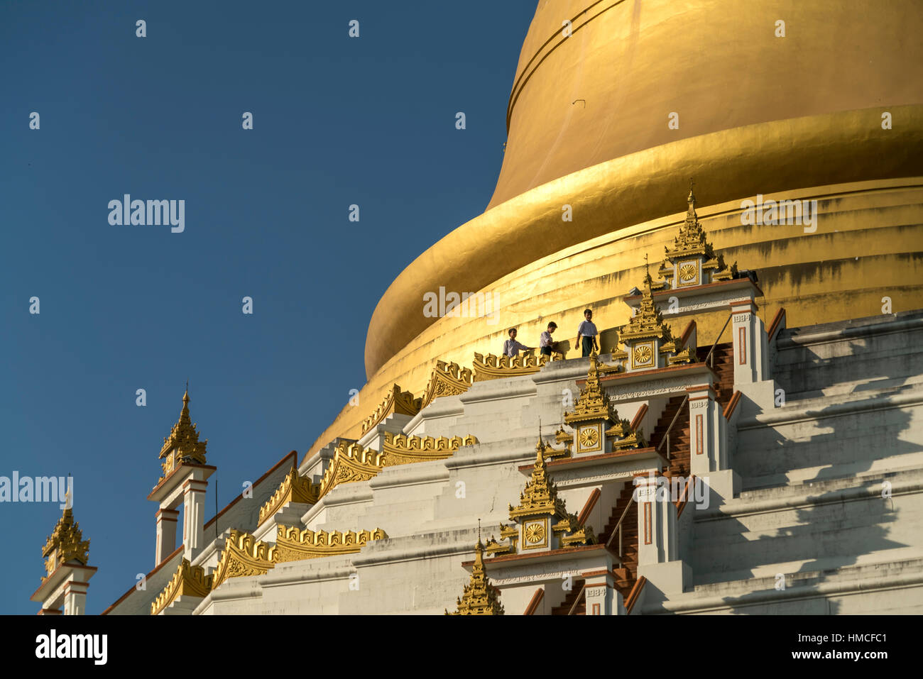 Mahazedi Pagoda  in Bago, Myanmar, Asia Stock Photo