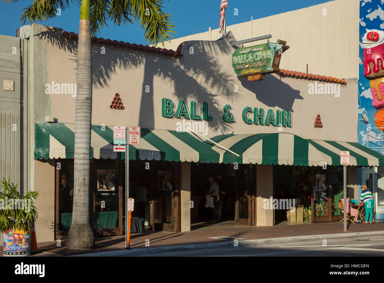 BALL AND CHAIN HISTORIC DANCE CLUB EIGHTH STREET LITTLE HAVANA MIAMI