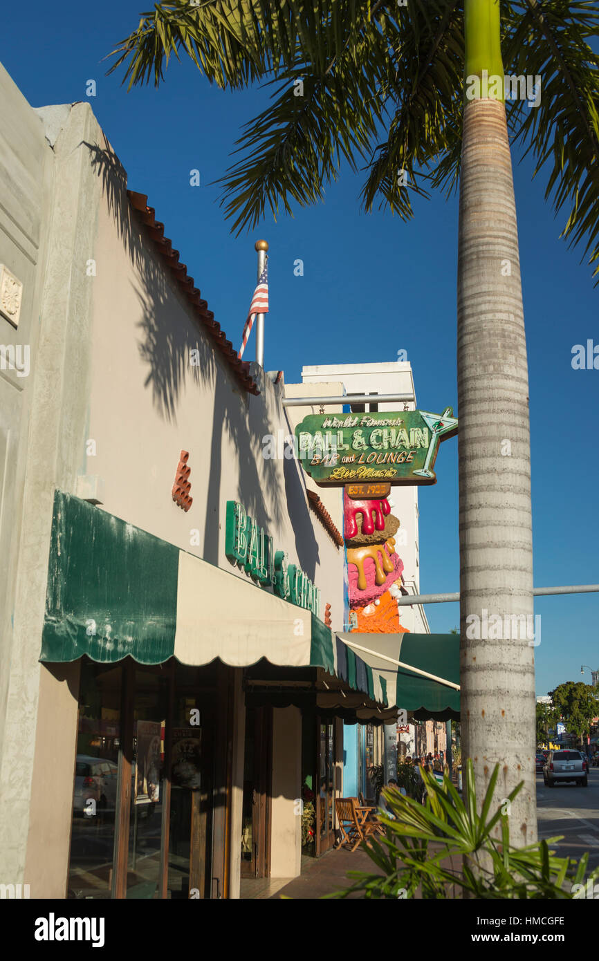BALL AND CHAIN HISTORIC DANCE CLUB EIGHTH STREET LITTLE HAVANA MIAMI