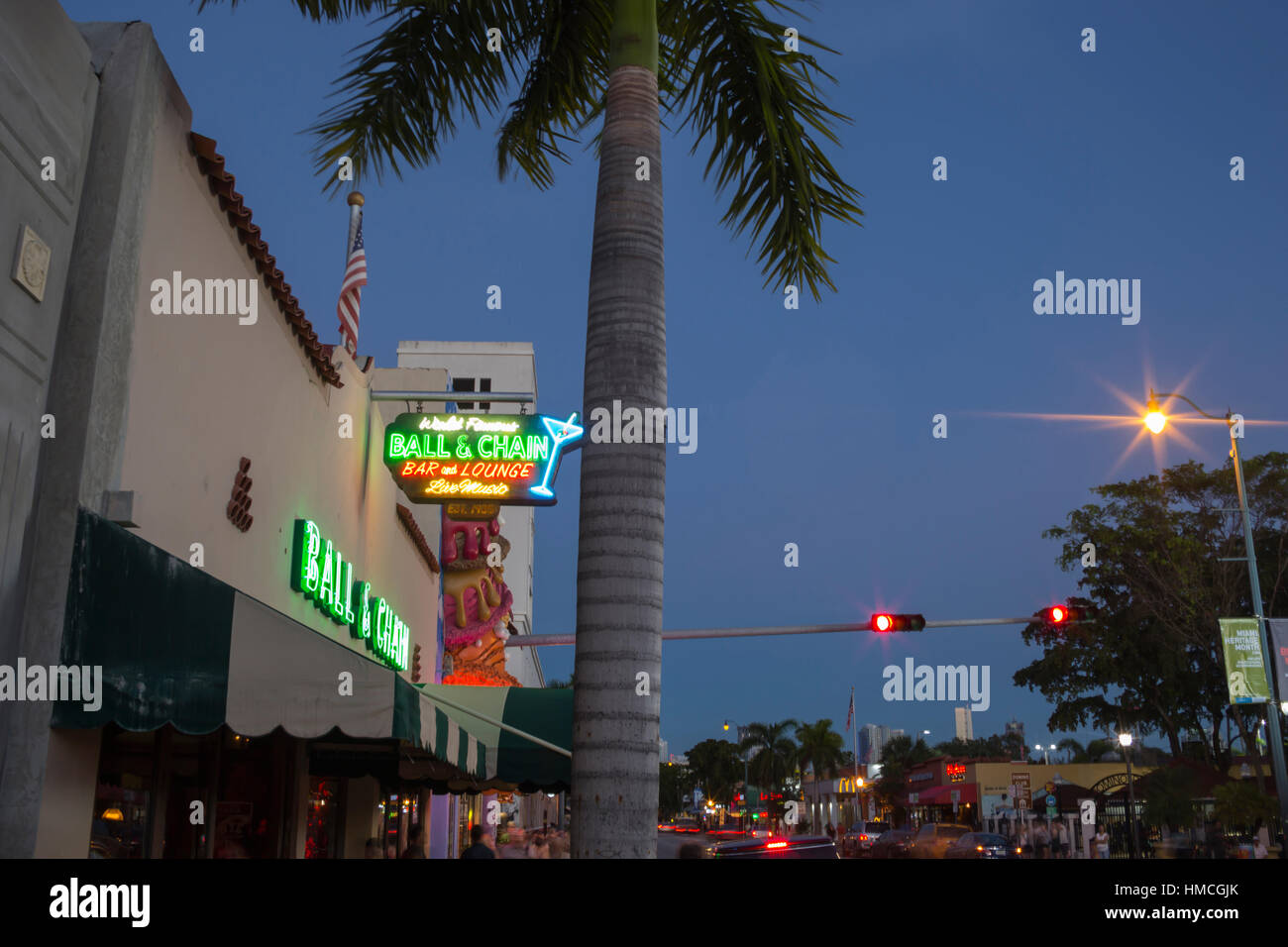 BALL AND CHAIN HISTORIC DANCE CLUB EIGHTH STREET LITTLE HAVANA MIAMI