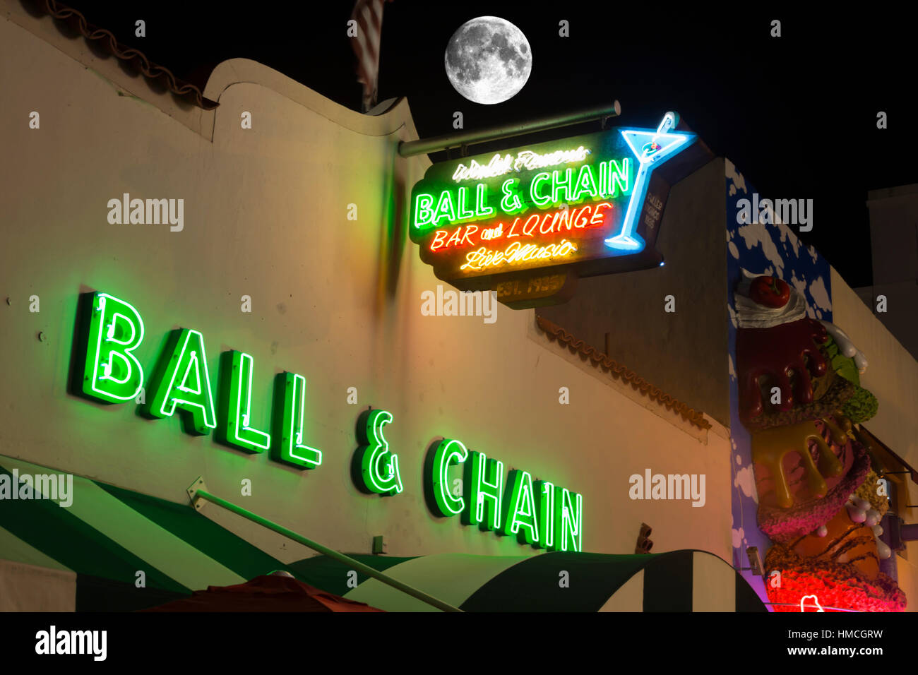 BALL AND CHAIN HISTORIC DANCE CLUB EIGHTH STREET LITTLE HAVANA MIAMI