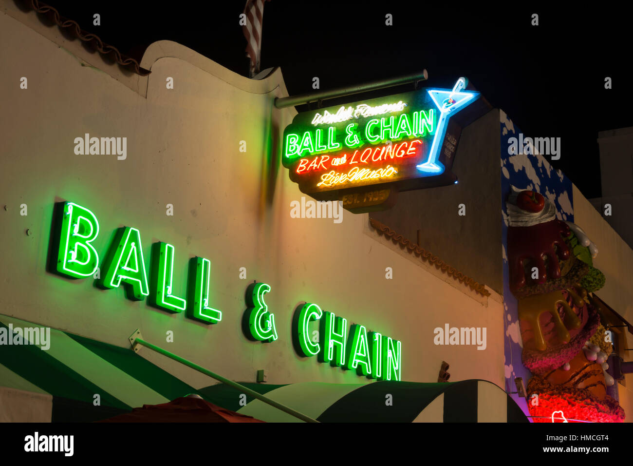 BALL AND CHAIN HISTORIC DANCE CLUB EIGHTH STREET LITTLE HAVANA MIAMI