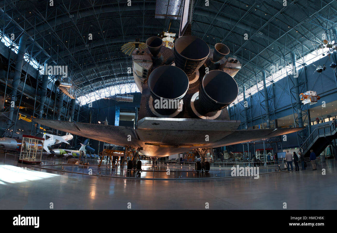 Space Shuttle Discovery on display in the James S. McDonnell Space ...