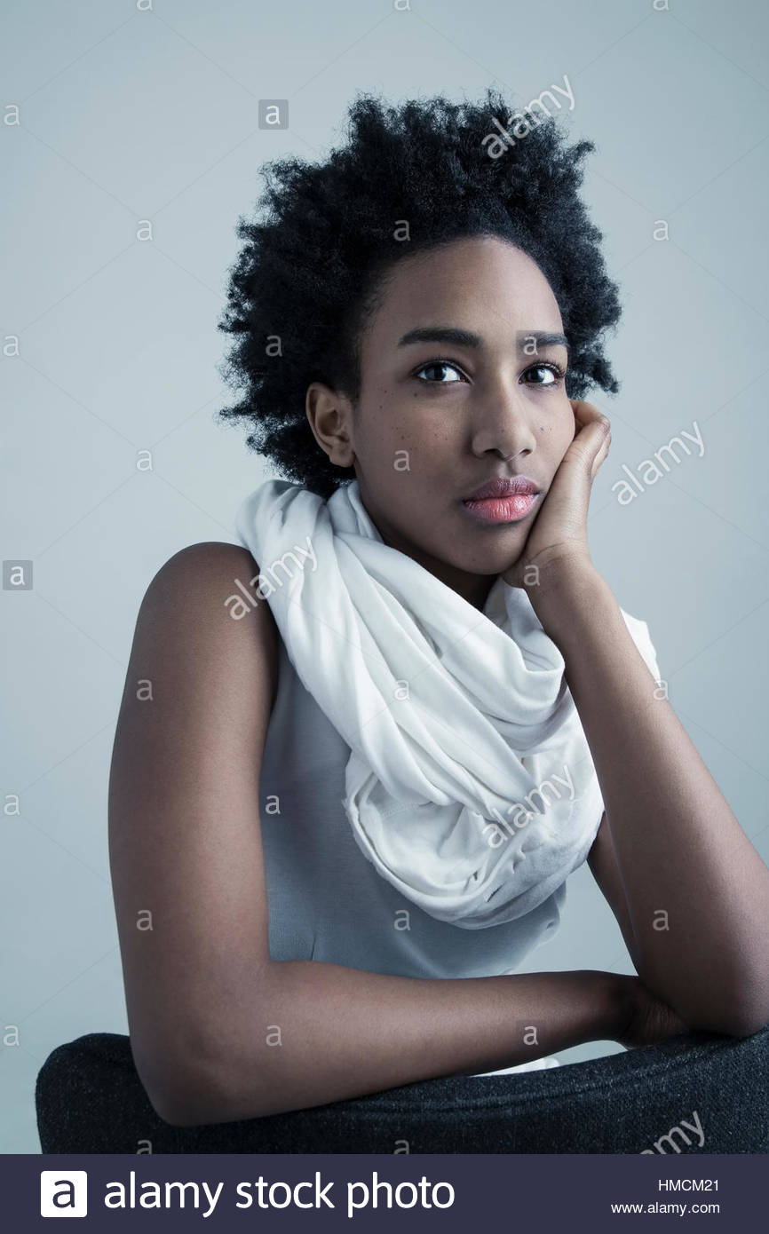 African american girl portrait hi-res stock photography and images - Alamy