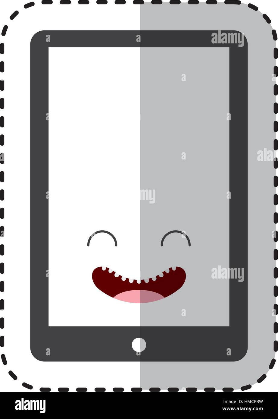 smartphone technology line icon vector illustration design Stock Vector ...