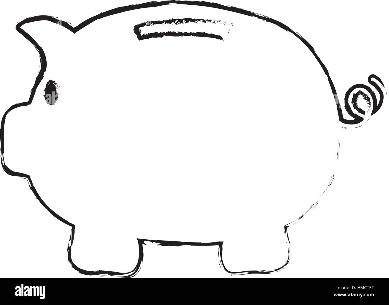 Piggy money savings icon vector illustration graphic design Stock ...