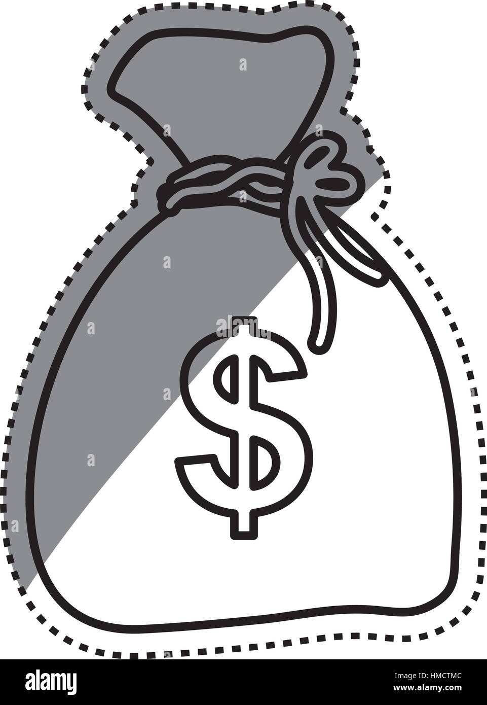 Bag of money icon vector illustration graphic design Stock Vector Image ...