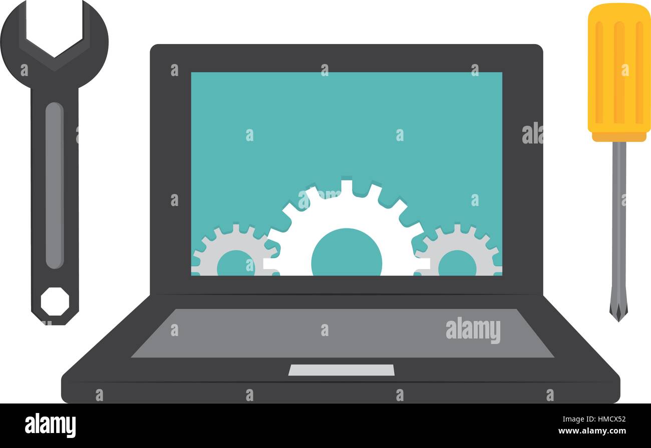 technical service computers icon, vetor illustration design Stock ...