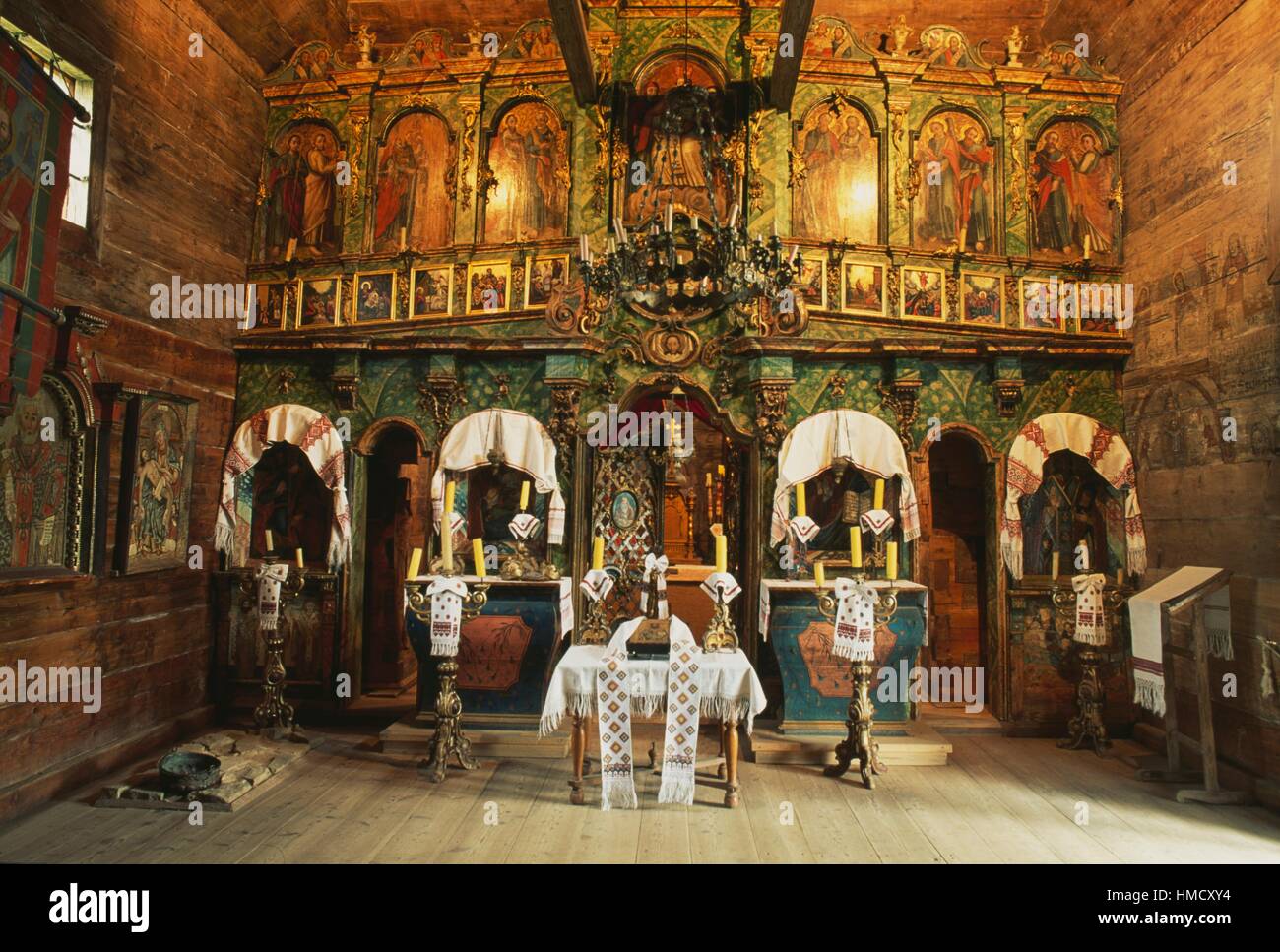 Orthodox church interior hi-res stock photography and images - Alamy