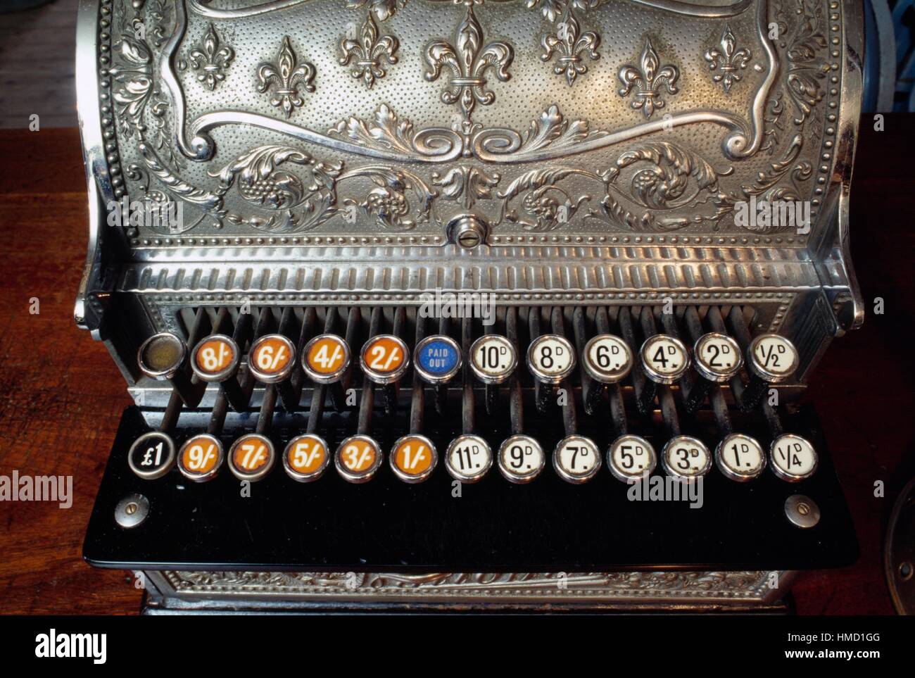Antique cash register, Black Country Living Museum, Dudley, West