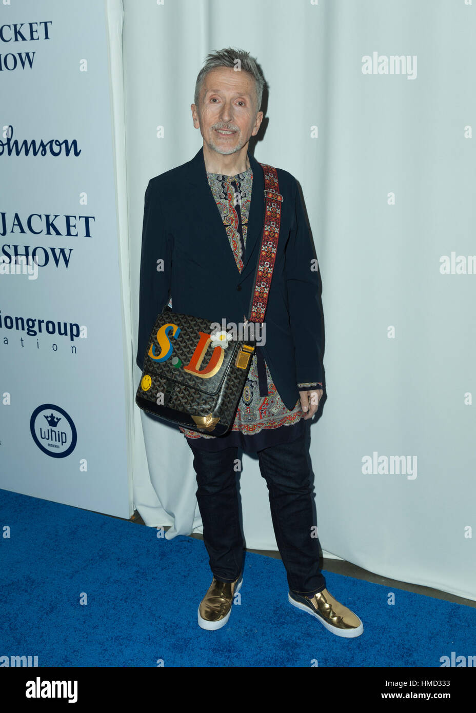 New York, United States. 01st Feb, 2017. Simon Doonan attends the blue jacket fashon show in support for prostate cancer awarness during New York Fashion week at Pier 59 Credit: Lev Radin/Pacific Press/Alamy Live News Stock Photo