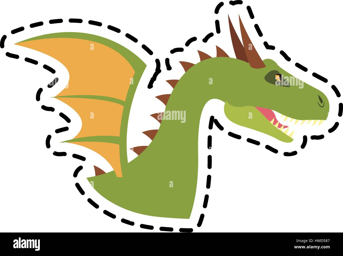 dragon cartoon icon Stock Vector Image & Art - Alamy