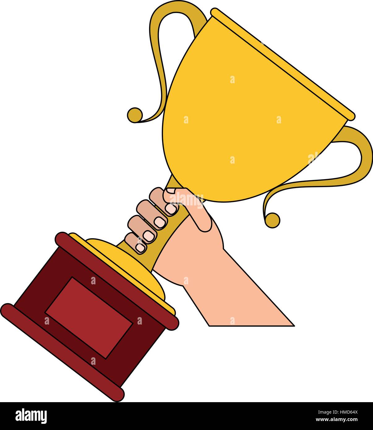 gold trophy icon Stock Vector Image & Art - Alamy