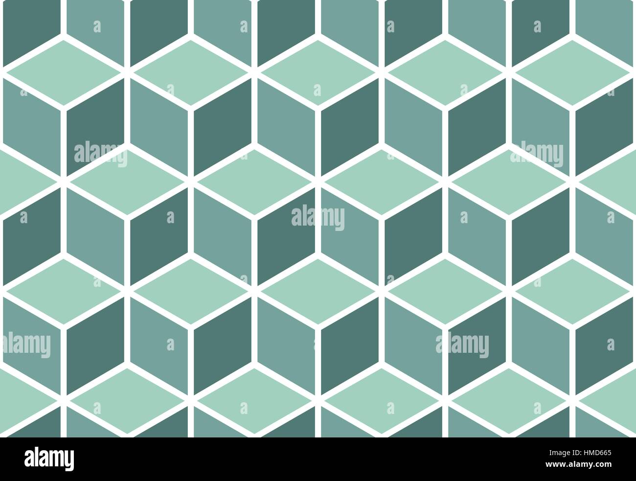 Abstract seamless mint cube pattern Stock Vector Image & Art - Alamy