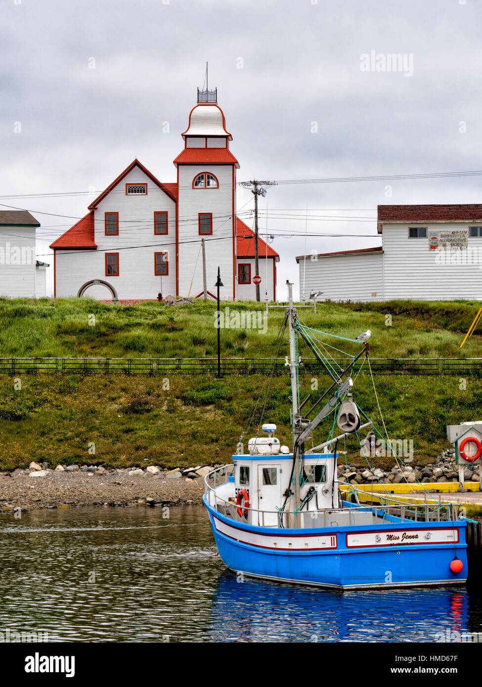 Bonavista Newfoundland Historic District Stock Photo Alamy