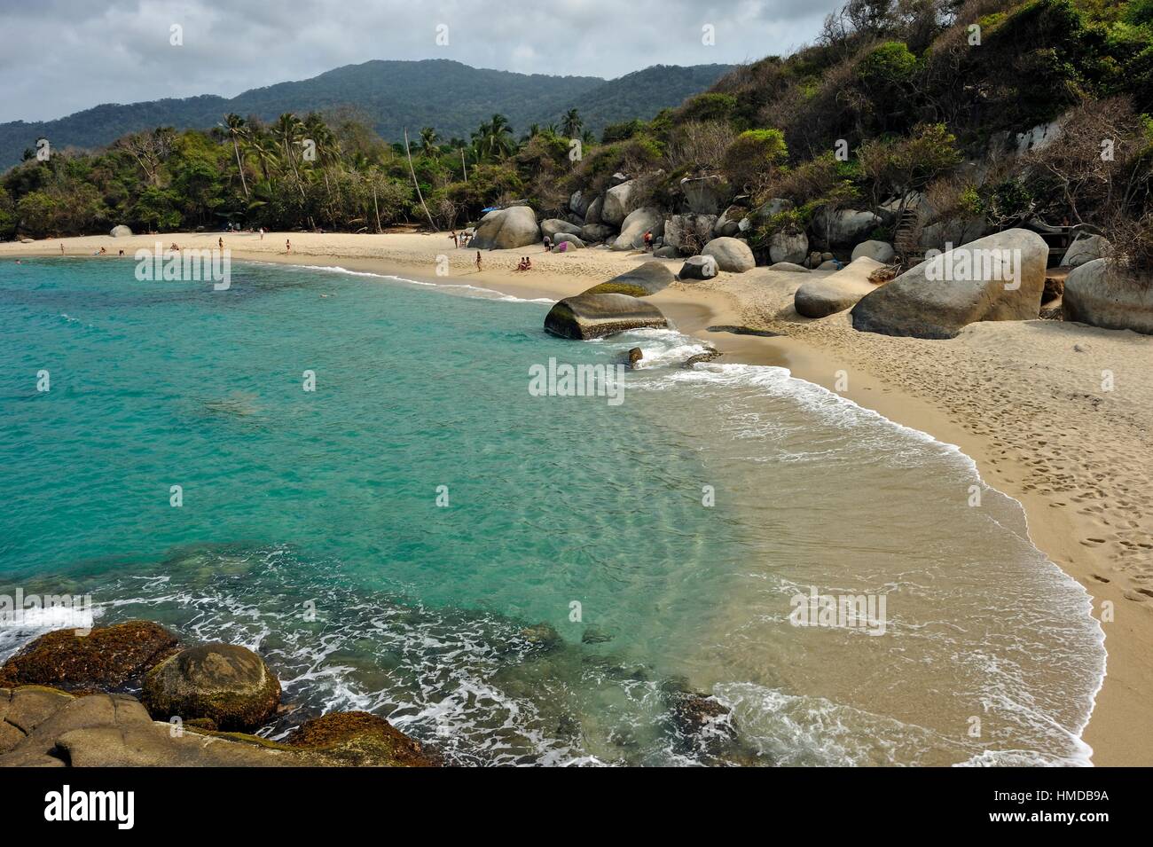 beaches of Arrecifes, Tayrona National Natural Park, Department of ...