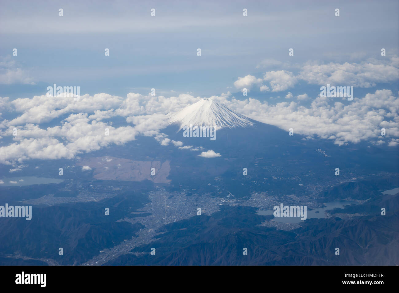 Aerial view of Mt. Fuji in Shizuoka, Japan Stock Photo - Alamy