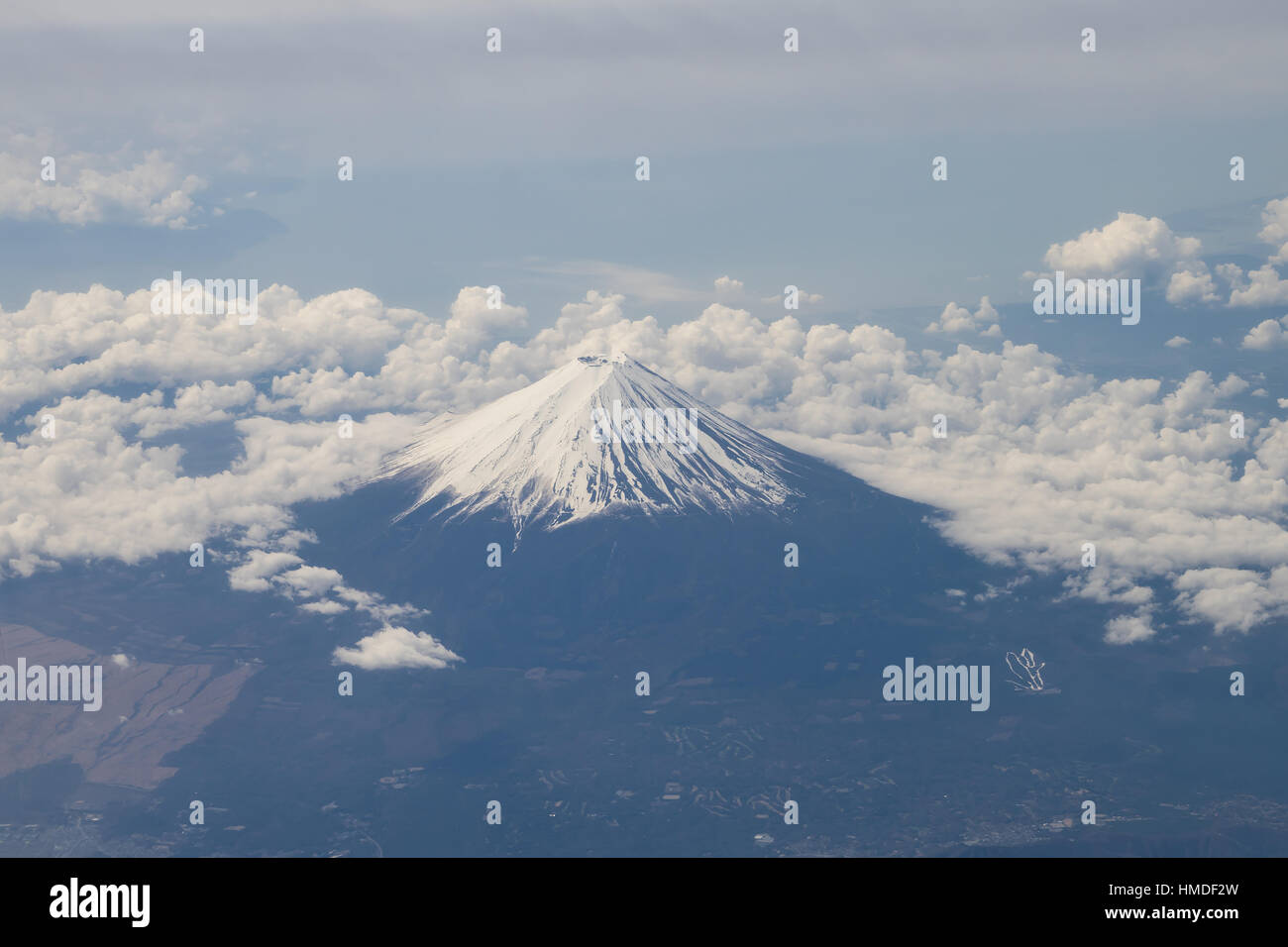 Aerial view of Mt. Fuji in Shizuoka, Japan Stock Photo - Alamy