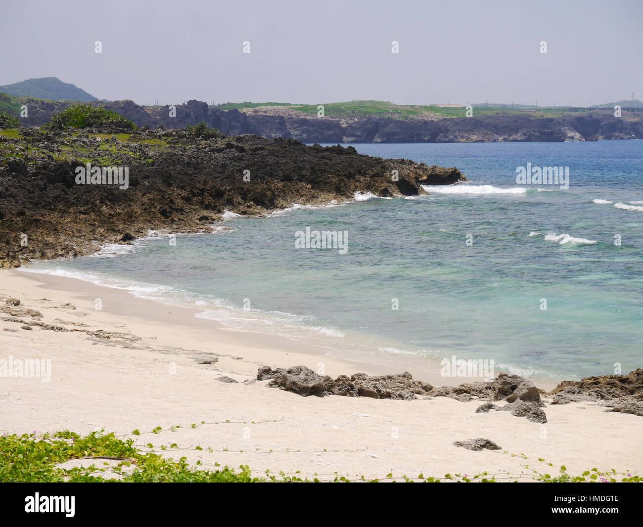 Dannu Beach of Yonaguni Island in Okinawa, Japan. Stock Photo