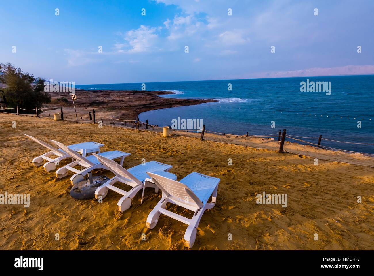 Beach, Kempinski Hotel Ishtar (the lowest point on Earth), Dead Sea Stock  Photo - Alamy