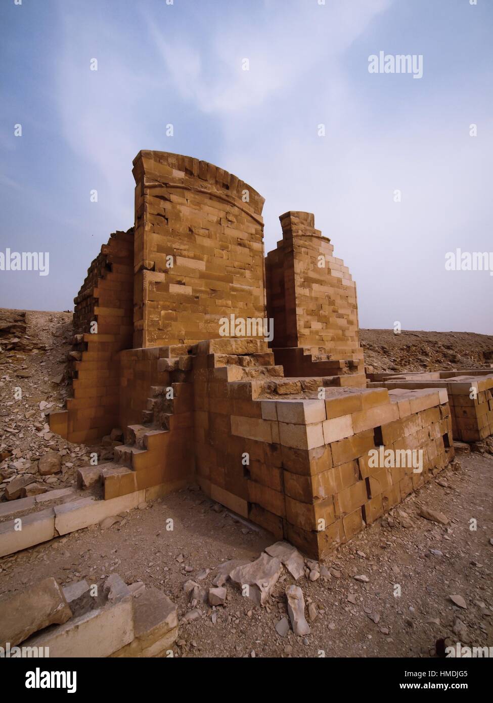 Archeological remains. Saqqara necropolis. Egypt Stock Photo Alamy