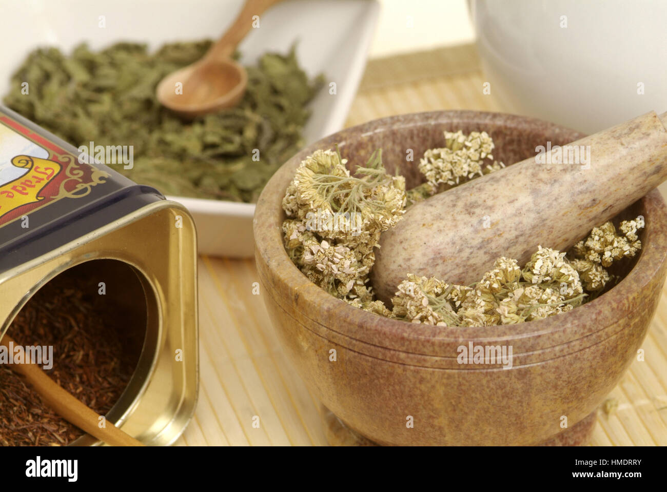 Dried herbs for tea Stock Photo Alamy