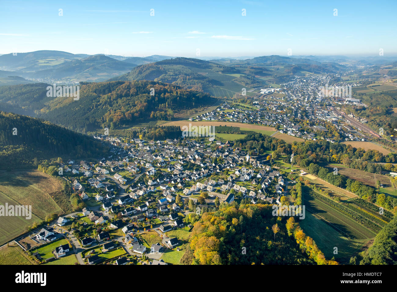 Bestwig, Sauerland, North Rhine-Westphalia, Germany Stock Photo