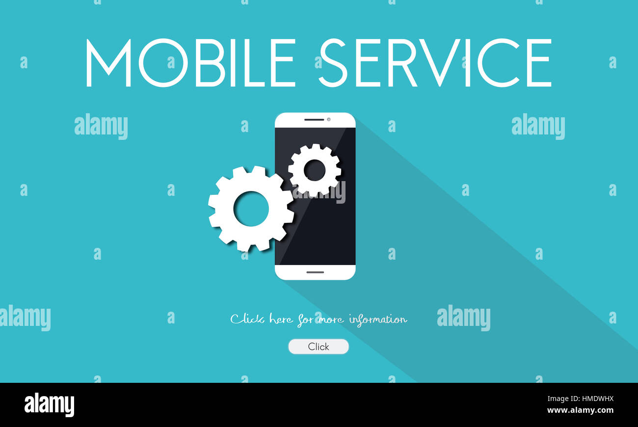 Mobile Phone Service Support Concept Stock Photo Alamy