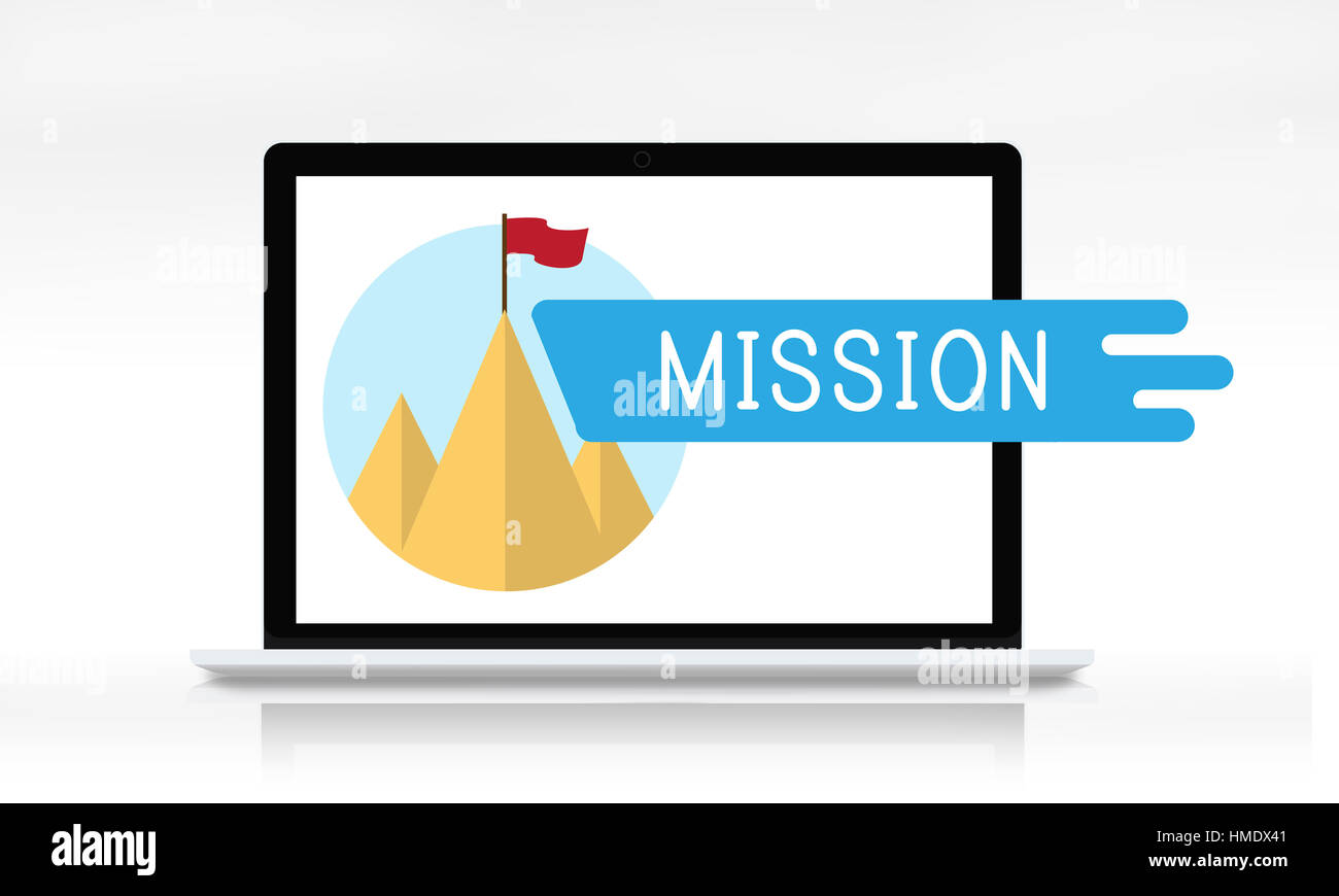 Mission Aim Aspiration Ideas Strategy Vision Concept Stock Photo - Alamy