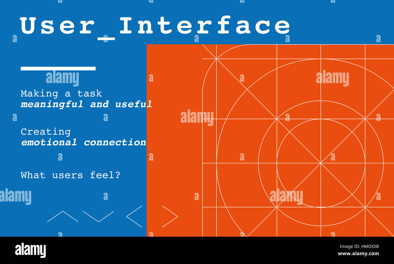 Web Design User Interface Concept Stock Photo