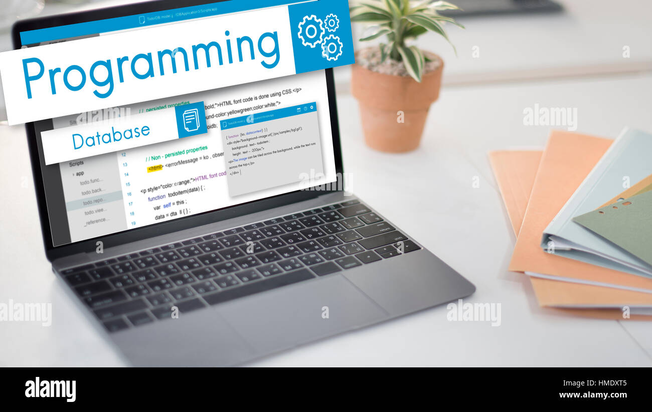 Web Design Website Coding Concept Stock Photo - Alamy