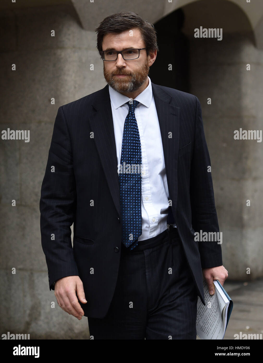 Deputy Chief Crown Prosecutor Malcolm McHaffie speaks outside the Old Bailey in London, after Joshua Dobby, 23, pleaded guilty to the manslaughter of child actor Makayah McDermott, 10, and his aunt Rosie Cooper, 34, who were mown down in Penge in August following a police chase. Stock Photo